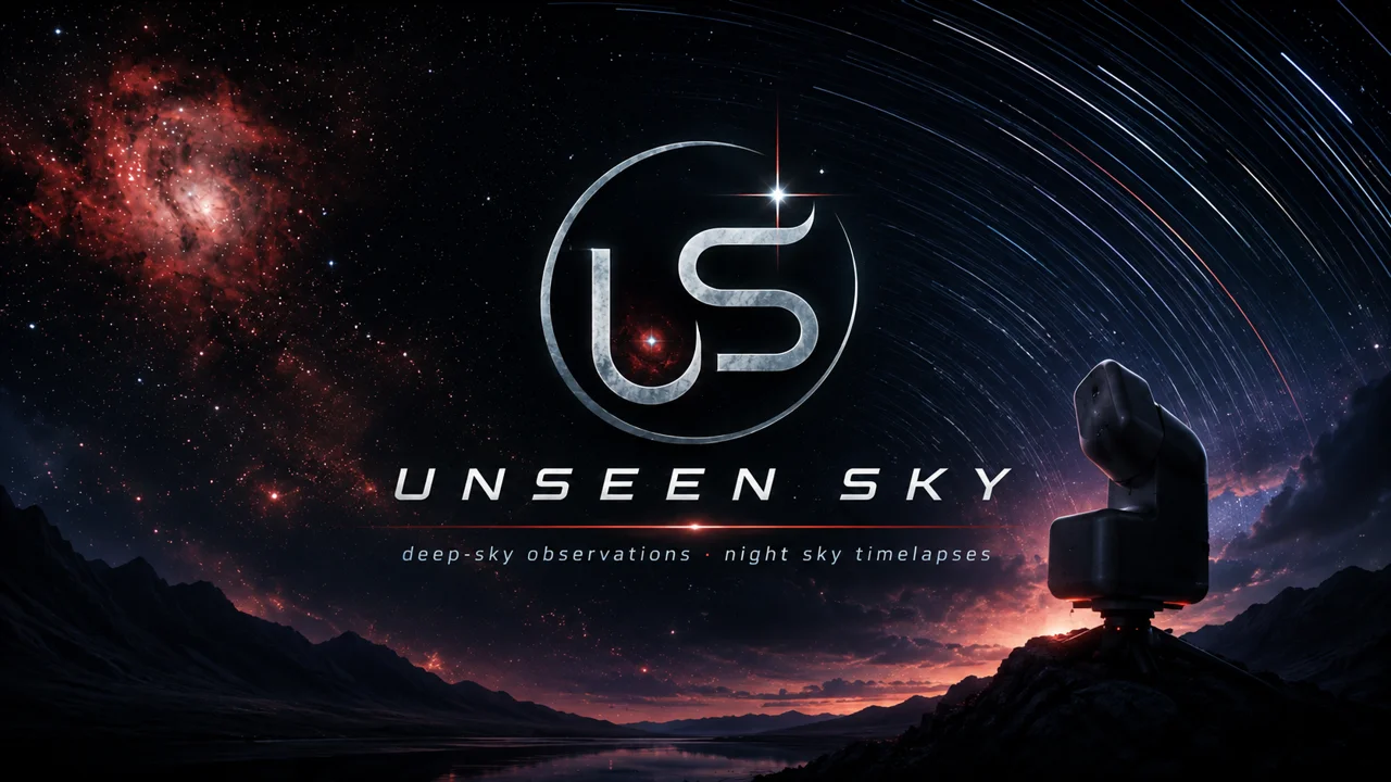 Unseen Sky — deep sky observations, official brand artwork